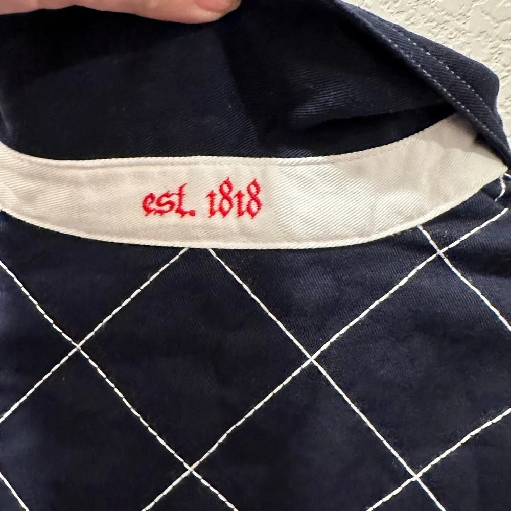 Brooks Brothers 1818 long sleeve patch detail rugby shirt - Picture 5 of 7